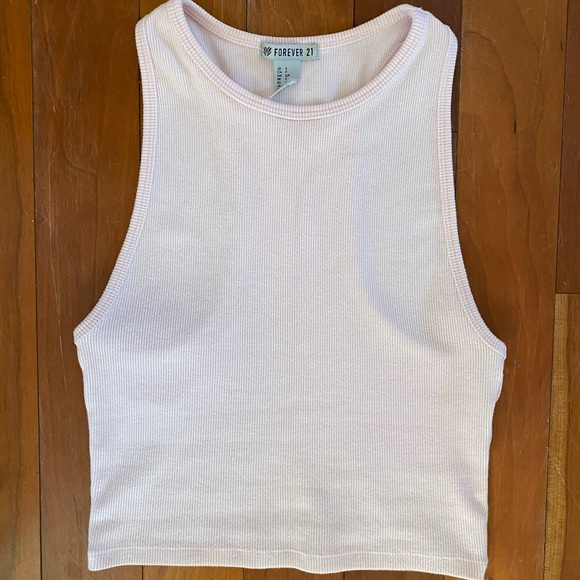 Forever 21 cropped racerback tank top - Picture 2 of 5